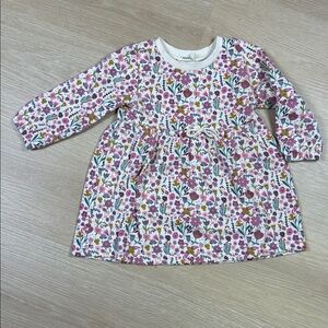 SFERA Baby 12-18m Dress Floral Bird Print Pattern Royal Princess Fave Brand!
